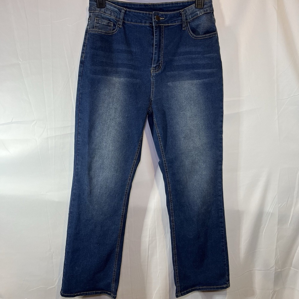 No Brand Unbranded  Jeans Women's Size XL Dark‎ Blue Great Condition